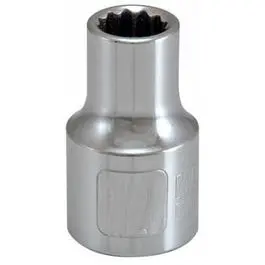 Metric Socket 12-Point 1/2-Inch Drive 12mm Precision Work Master Mechanic