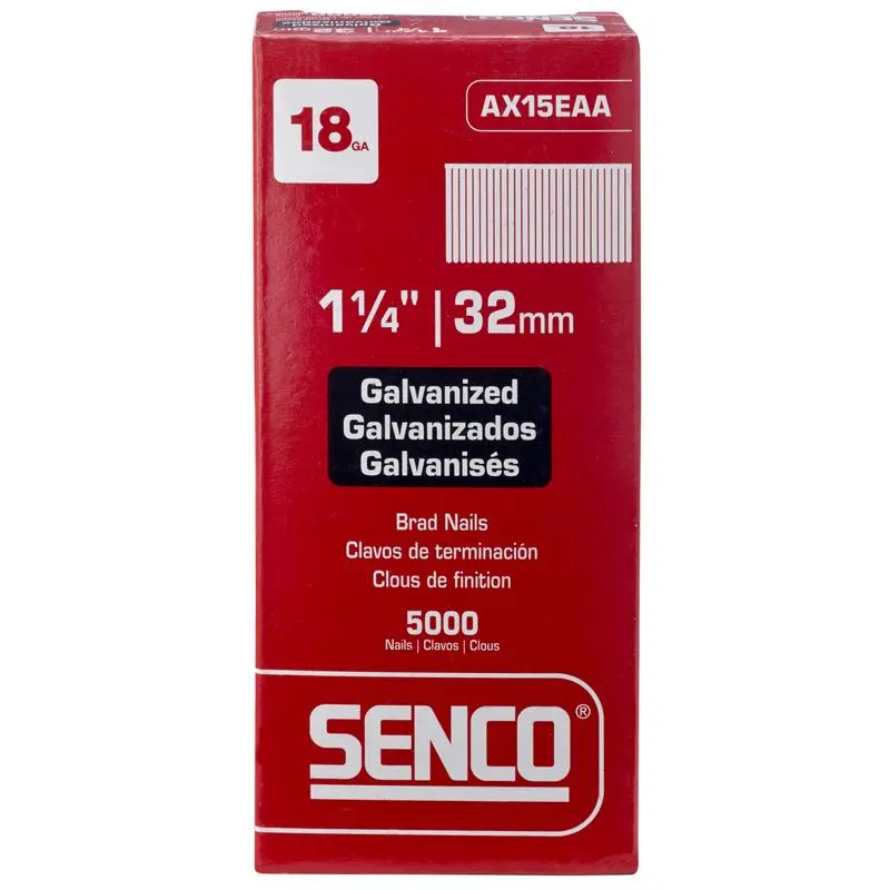 Senco 1-1/2 . L X 23 Ga. Straight Strip Galvanized Micro Pins 2600 Pack