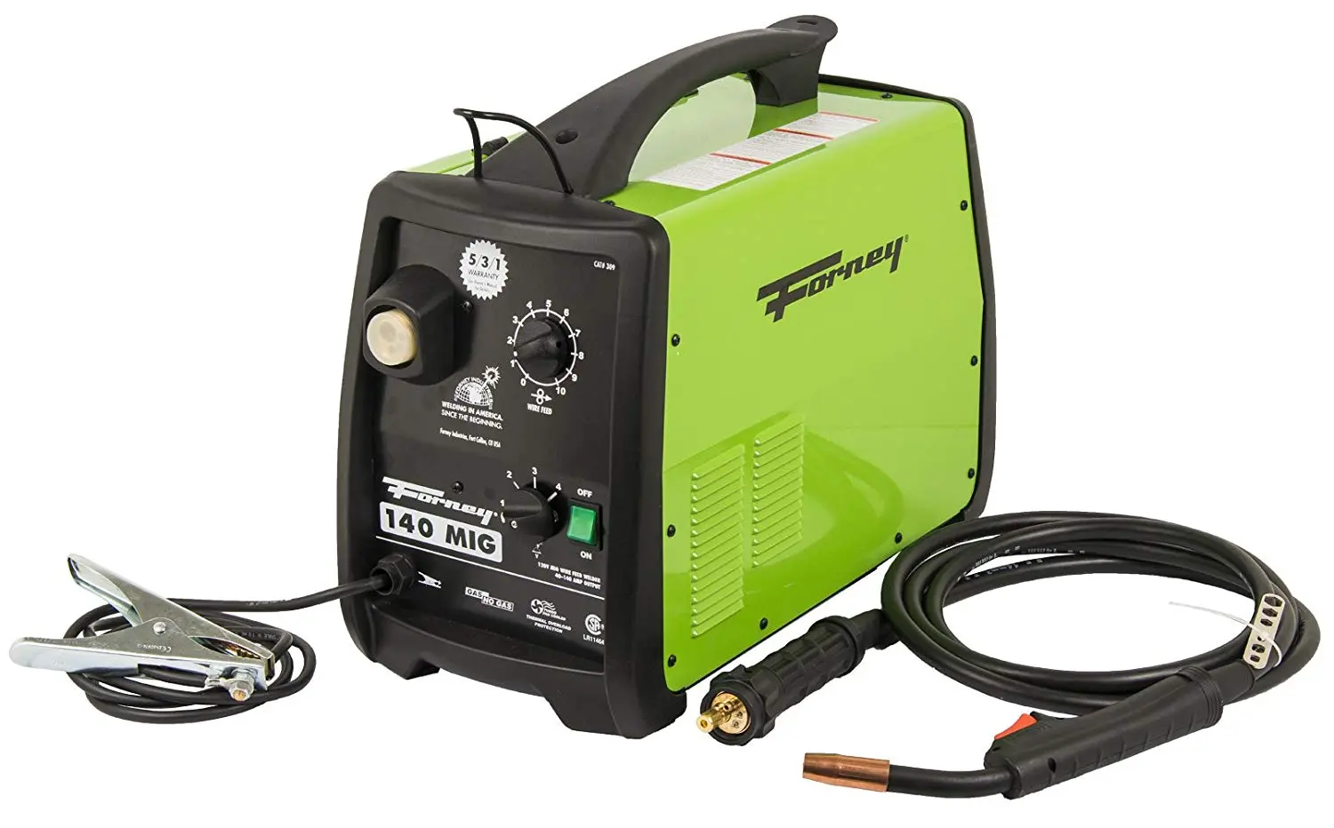 Forney 309 MIG Welder 120 Volt 140 Amp Flux Core Wire Feed Welding Machine