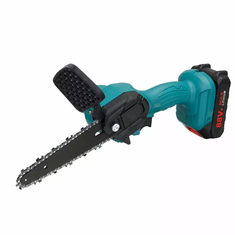 1200W 6 Inch 88VF Mini Electric Chain Saw Woodworking Pruning Chainsaw One-handed Garden Power Tools Makita 18V Battery-Bl...