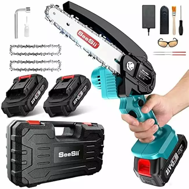 Nuegear 6 . Handheld Electric Power Cordless Mini Chainsaw