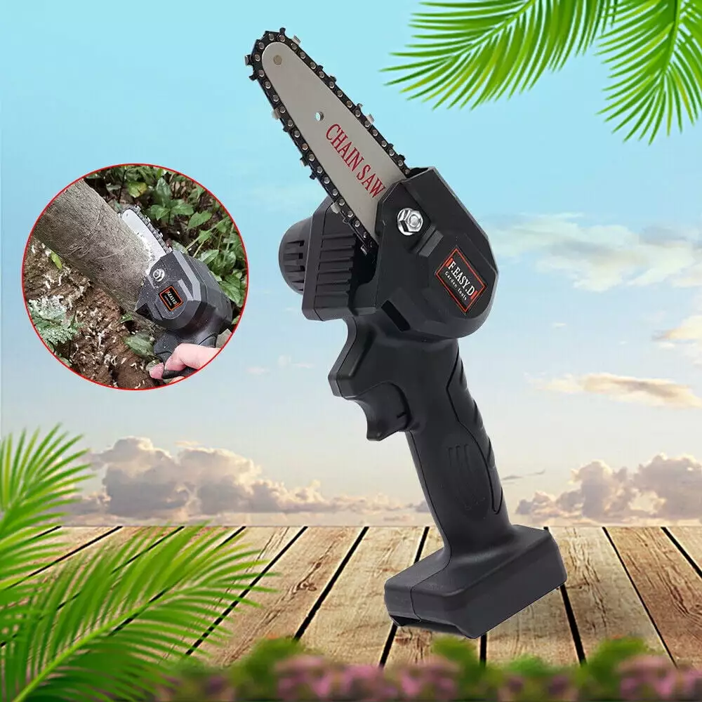 Smallzonex 24V Electric Cordless Mini Chainsaw - High Power. Featherweight. and Travel-friendly