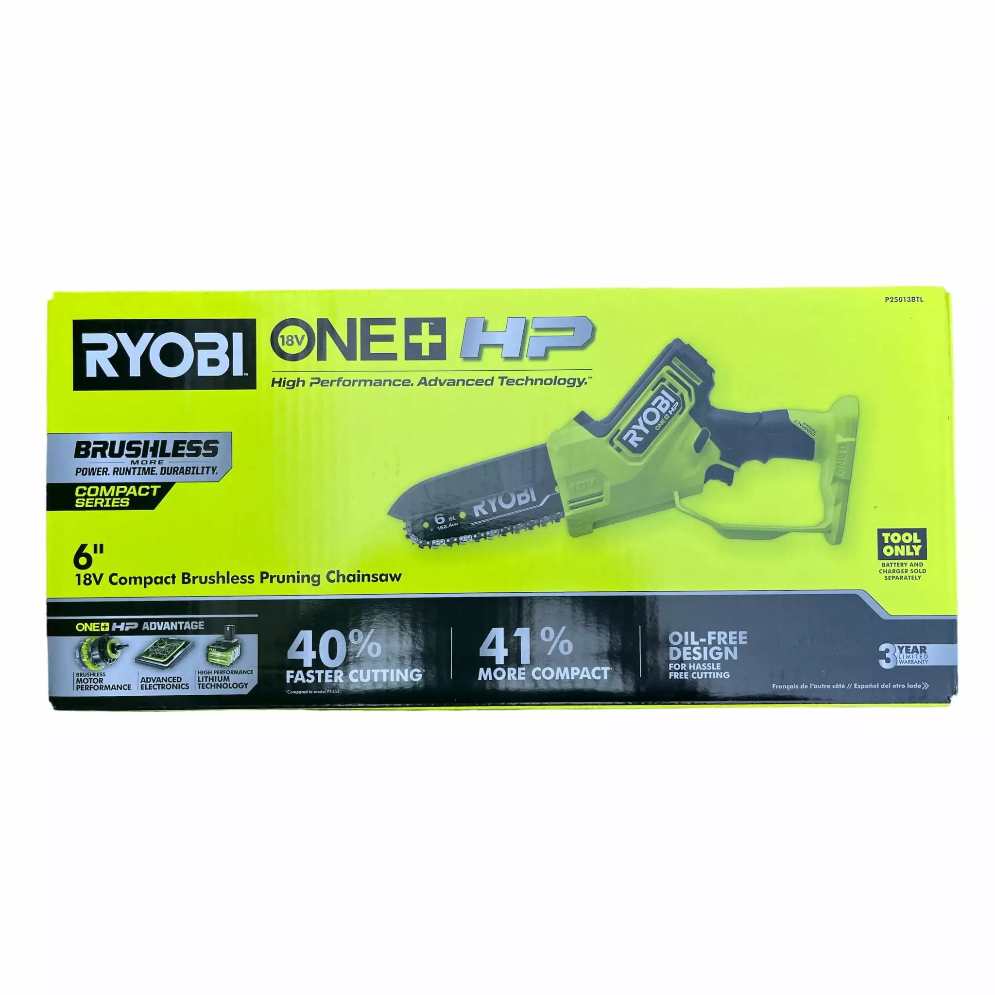 ONE+ HP 18-Volt Brushless 6 . Battery Space-saving Pruning Mini Chainsaw (Tool Only) unknown