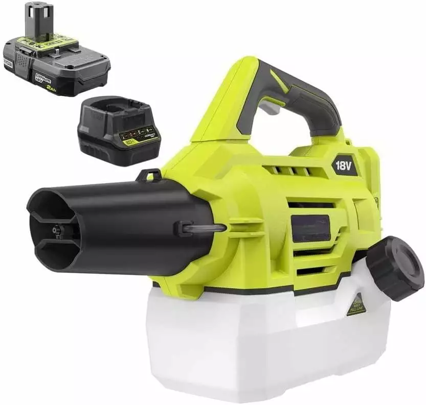 ONE+ 18-Volt Lithium-Ion Cordless Mister 2.0 Ah Battery and Charger Included D1
