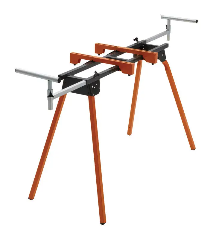 Bora Portamate Steel 116 Inch L X 36 Inch H X 10 Inch W Miter Saw Stand Orange