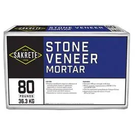 80-Lbs Stone Veneer Mortar Strong and Durable Masonry Projects Sakrete