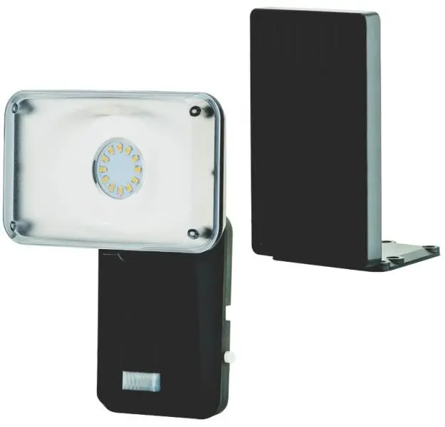 Heath Zenith HZ-1931-BK LED Solar Motion Light Black - Outdoor Security Light