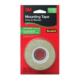 1/2 x 500-Inch Exterior Window Mounting Tape Secure and Durable Installation 3M