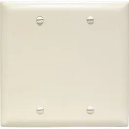 Trademaster 2 Gang Light Almond Wall Plate Legrand - Pass u0026 Seymour