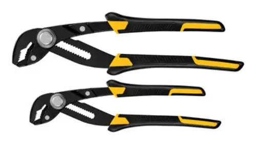 DeWalt DWHT70486 Push Lock 2 Piece Pliers Set Secure Grip and Versatility