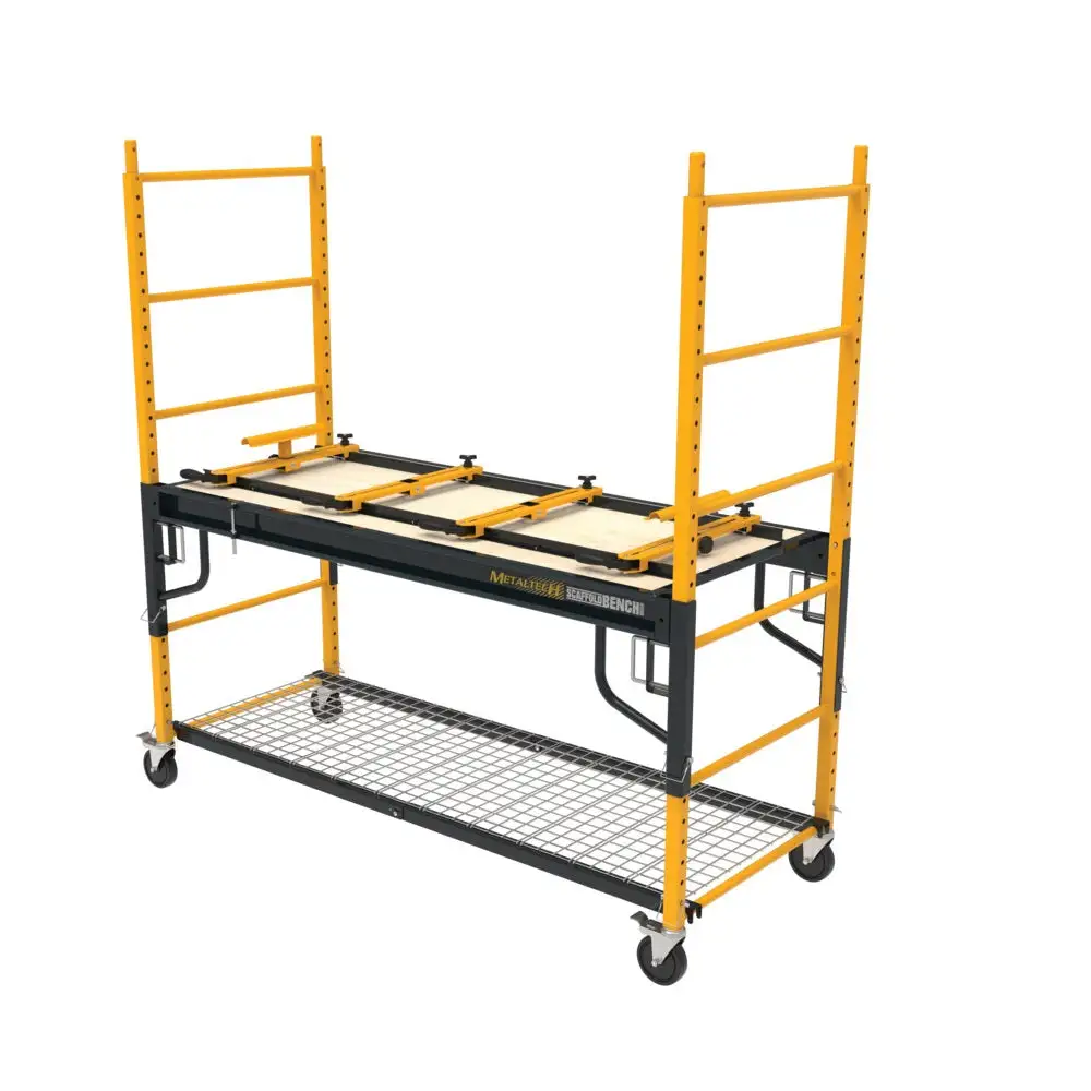 Metaltech I-CISCMT Scaffold Bench Multi-Purpose 4--1 Scaffold 1100 Lbs Capacity