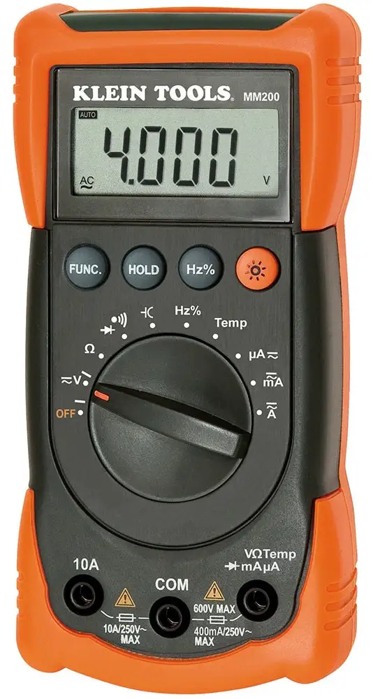 Auto-Ranging Digital Multimeter Best Home Electrical Equipment Klein Tools