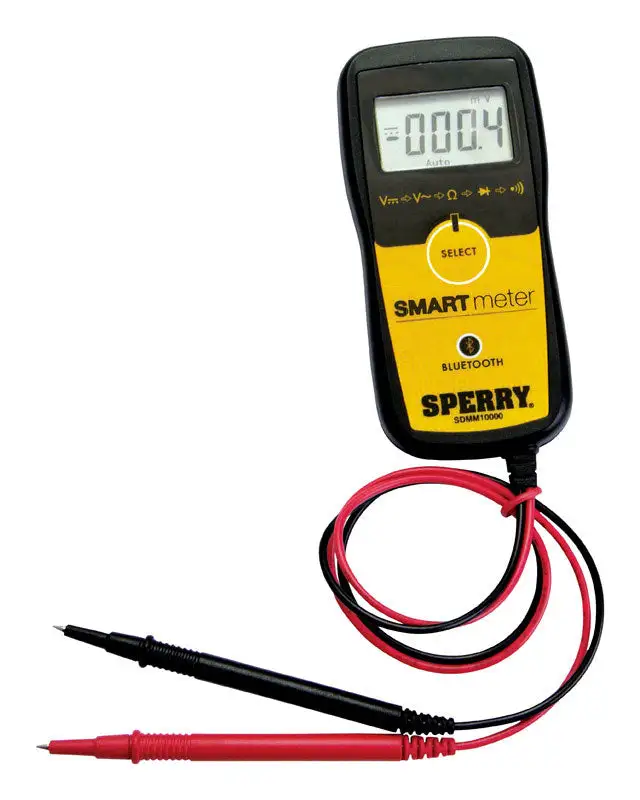 Sperry Smart AC DC Voltage 0-600V Resistance 400 Ohms Digital Multimeter