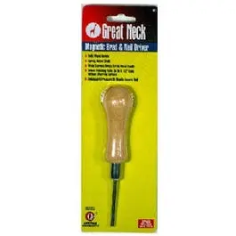 Magnetic Brad Driver Hardwood Handle Precision Nailing Master Mechanic