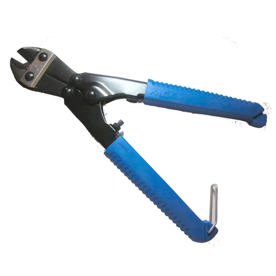 MCC MN-0020 8" - Angled Blade Midget Nipper (also known as ''mini cutter'', "wire cutter") Cutting Capacity 1/8" supple