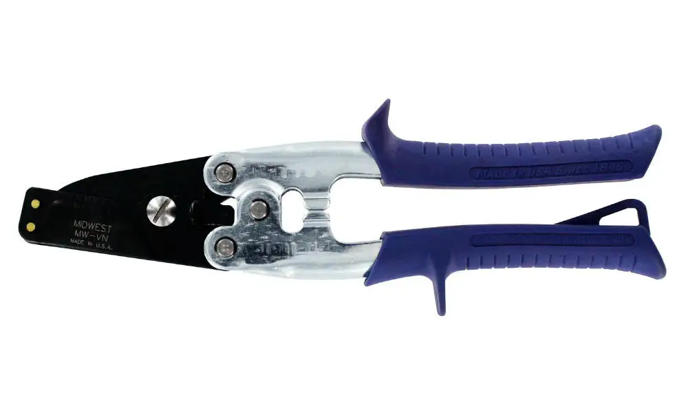 Midwest Snips MWT-VN Lap-Notch Cutter and J-Channel Cutter Combo Notcher Siding