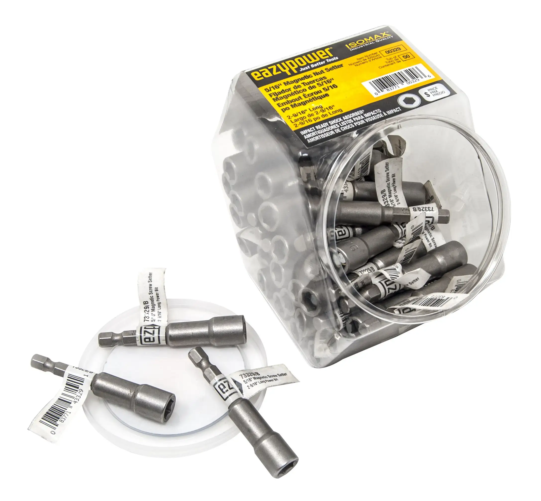 Eazypower 00329 Magnetic Nutsetter 5/16 Drive Tool Bit