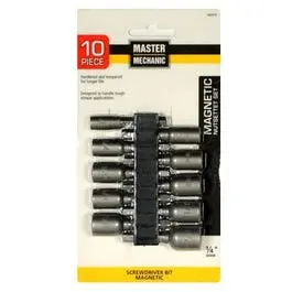 Magnetic Nutsetter Set 10 Piece Master Mechanic