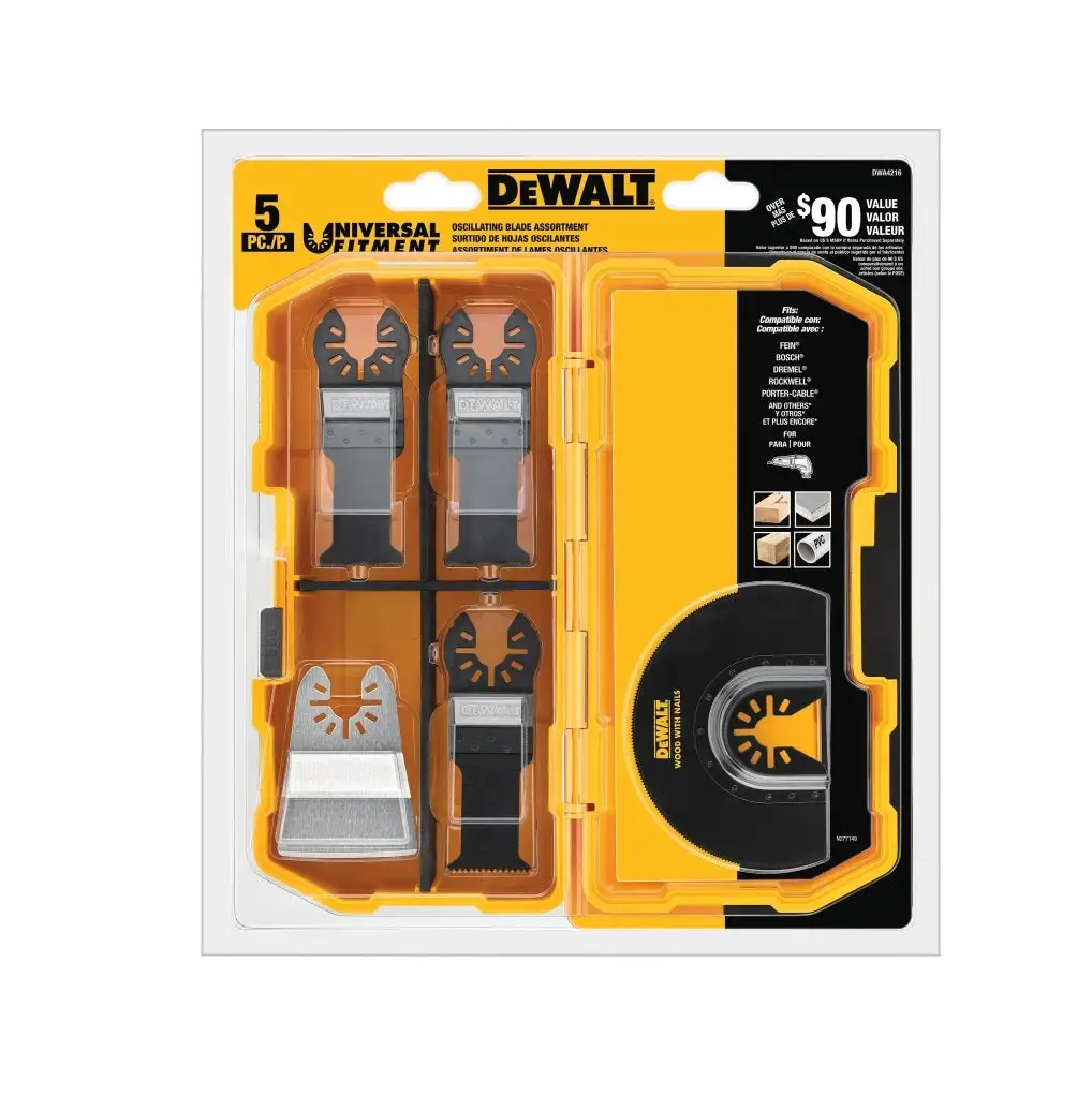 DeWalt DWA4216 Oscillating Blade Set Metal Cutting 3-Piece