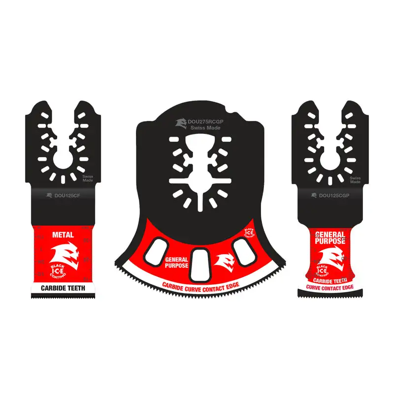 Diablo Carbide Oscillating Blade Set General Purpose Cutting 3-Piece