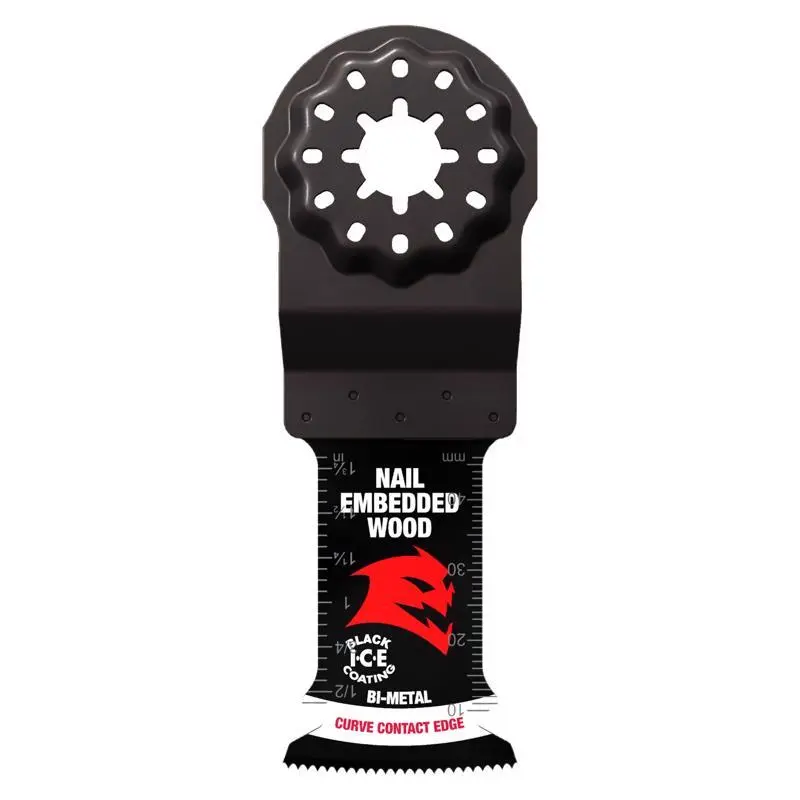 Diablo Starlock 1-1/4 W Bi-Metal Curved Contact Edge Oscillating Blade Nail-Embedded Wood 10 pk