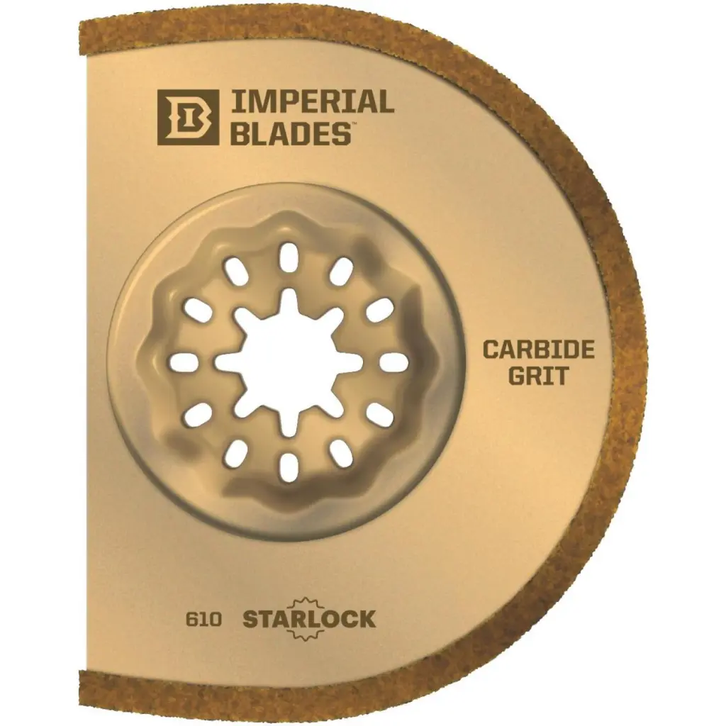 Imperial Blades Starlock 3 . Segmented Carbide Grit Oscillating Blade