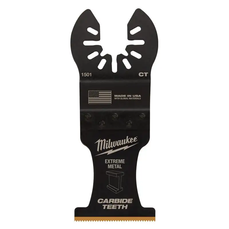 Milwaukee Universal Fit Open-Lok 1-3/8 Carbide Metal Blade Extreme Metal 5 Pack