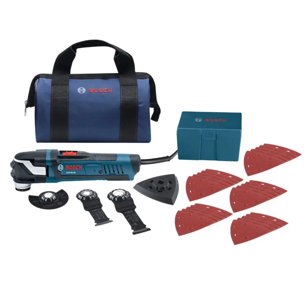 Bosch GOP40-30B Starlock Plus Oscillating Tool Kit 4 Amps Multi-Tool Accessories