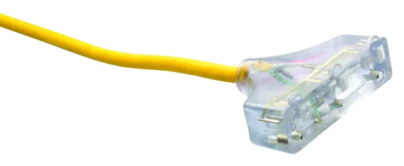 Southwire Outdoor 100 ft. Yellow Tri-Source Extension Cord 12/3 SJEOOW Long Reach