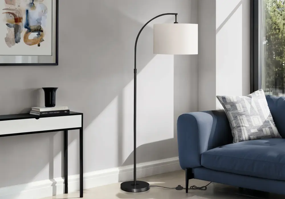 Contemporary Design Floor Lamp Lighting | IP65 Waterproof | Solar
