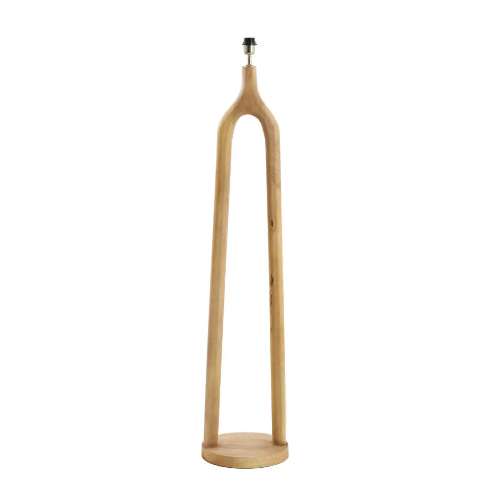 Energy Efficient LED Xitta Wooden Floor Lamp - Unadulterated