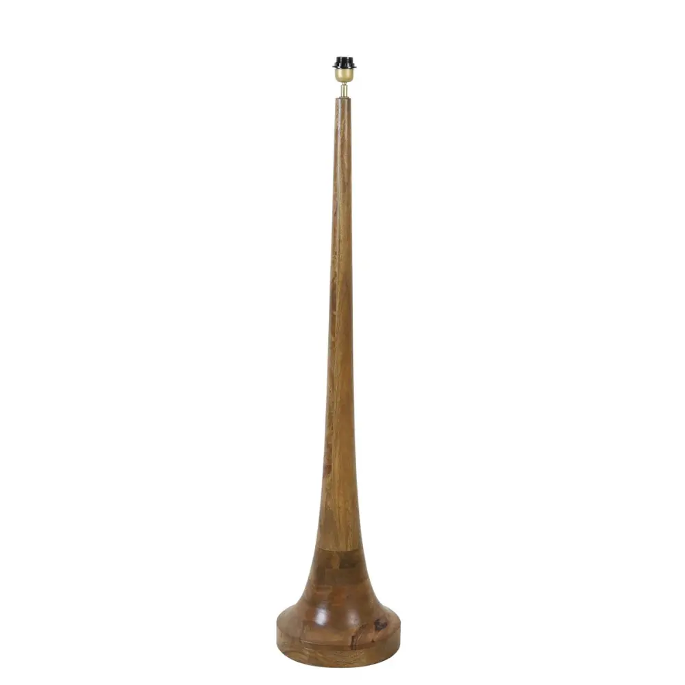 Jovany Hardwood Floor Lamp - Brown