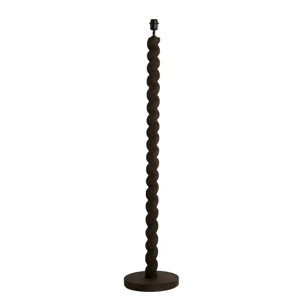 Nanno Timber Floor Lamp - Grey Brown