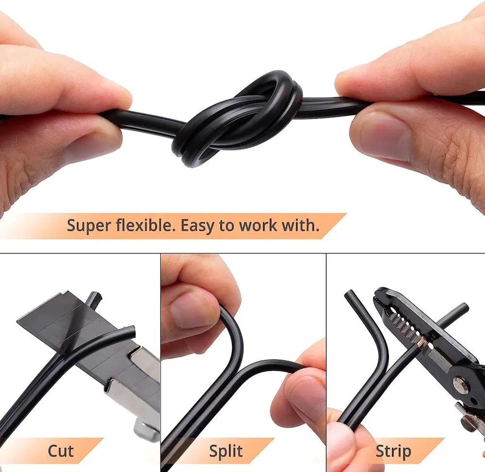 Wirefy Multi-size Low Voltage Landscape Lighting Wire - Outdoor Direct Burial - Verified Compatible