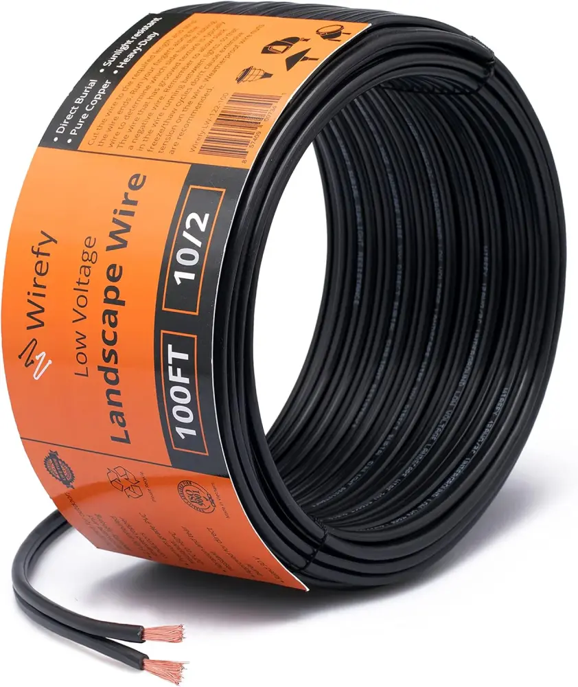 Wirefy Multi-size Low Voltage Landscape Lighting Wire - Outdoor Direct Burial - Verified Compatible