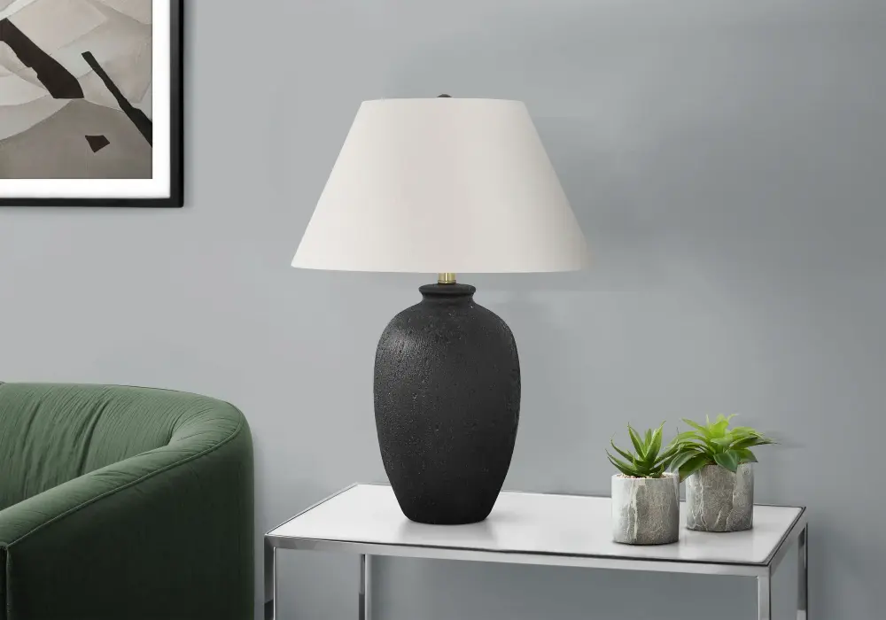 Lighting, Table Lamp, Ceramic, Today's - Black