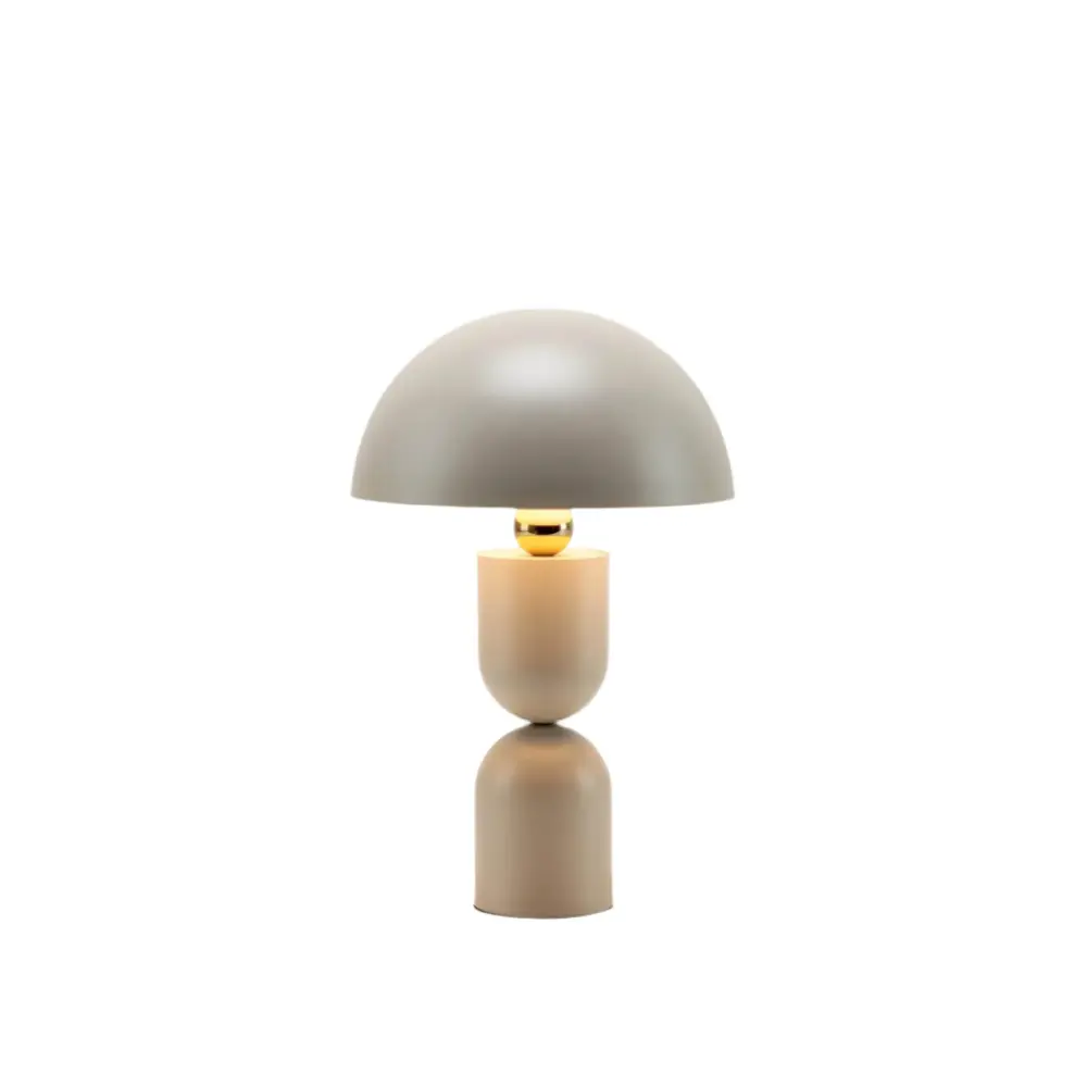 Mushroom Table Lamp - Sandshell