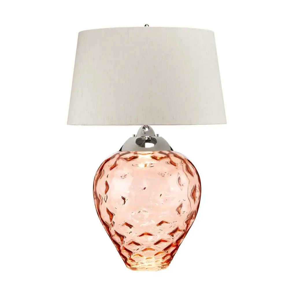 Samara Large Table Lamp - Salmon