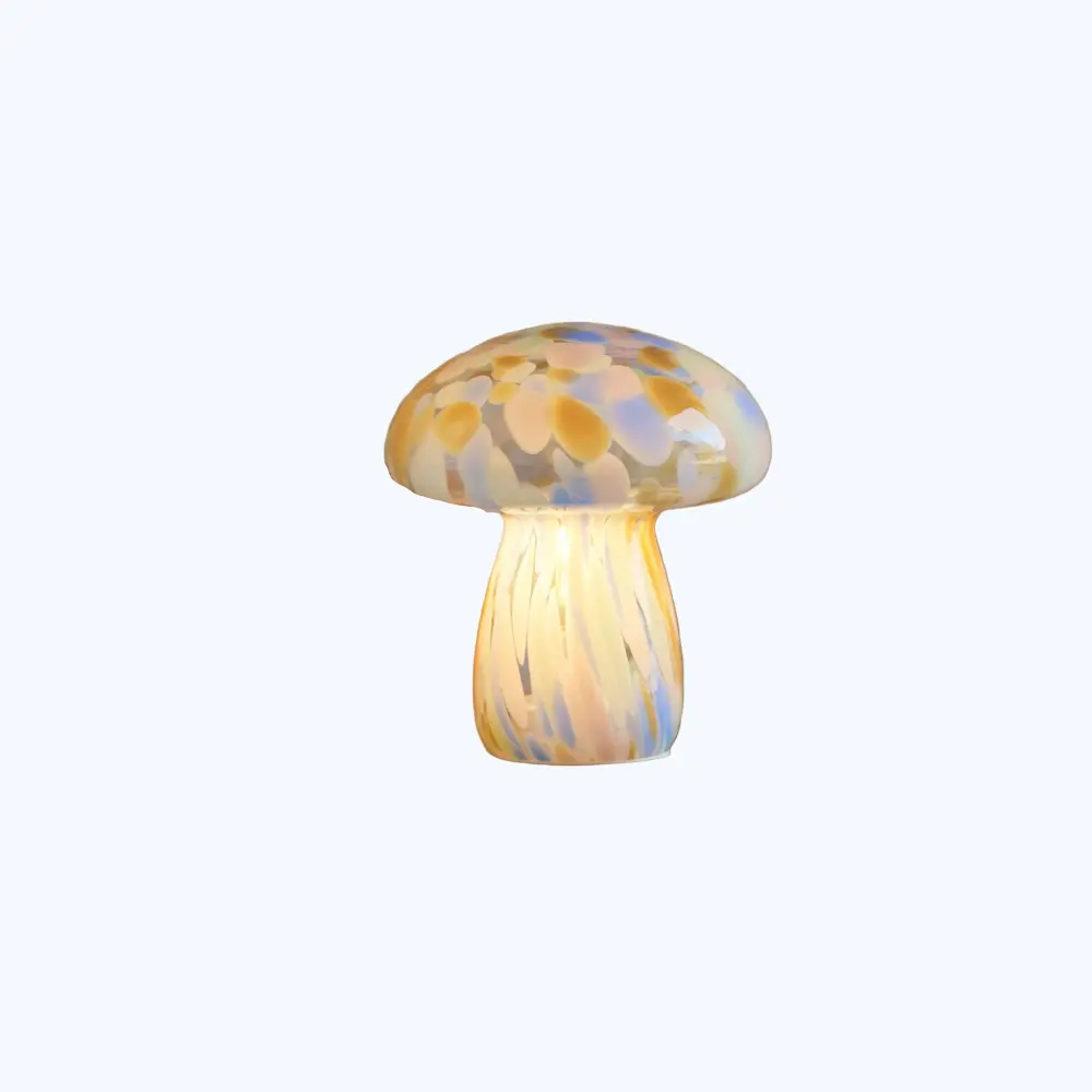 Slim Close Top Mushroom Travel-friendly Lamp