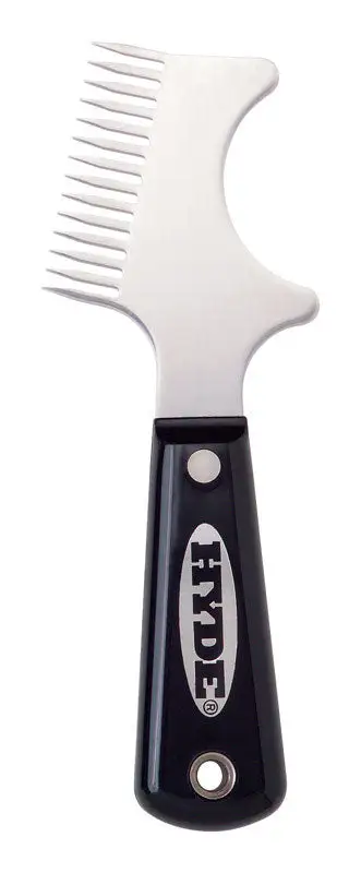 Hyde 2-1/2 Inch W x 7 Inch L Black Stainless Steel Brush and Roller Cleaners Pack 5