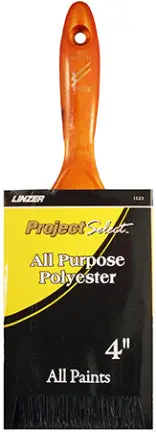 4 Inch Project Select Poly Brush Painting and Cleaning Linzer Products