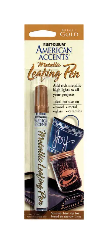 Rust-Oleum Gold Paint Pen 0.3 oz Pack 6 Detailed Touch-Ups