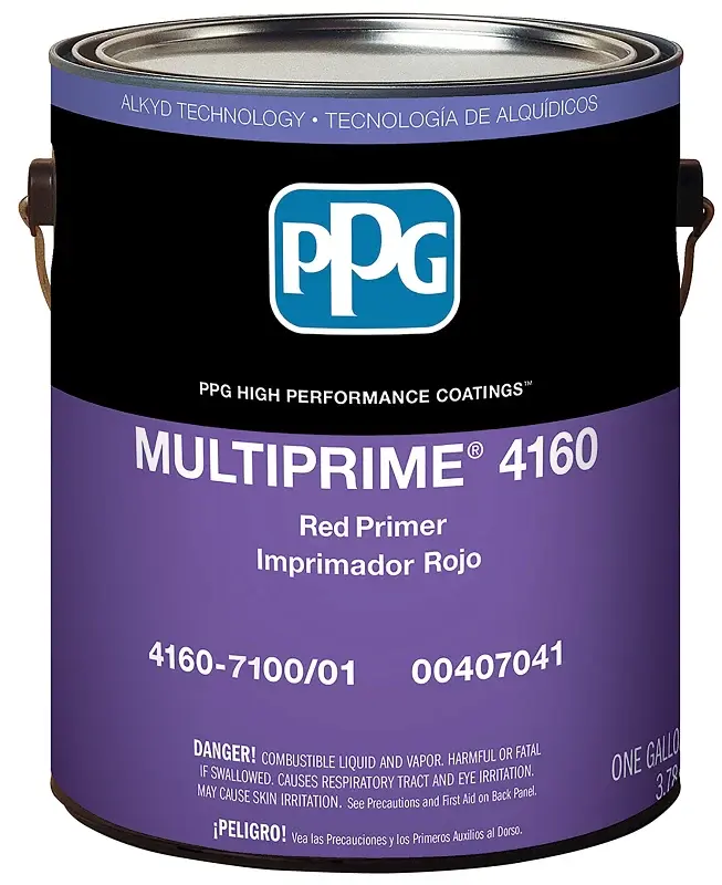 PPG 4160-7100-01 Primer, Matte, Cherry, 1 gal