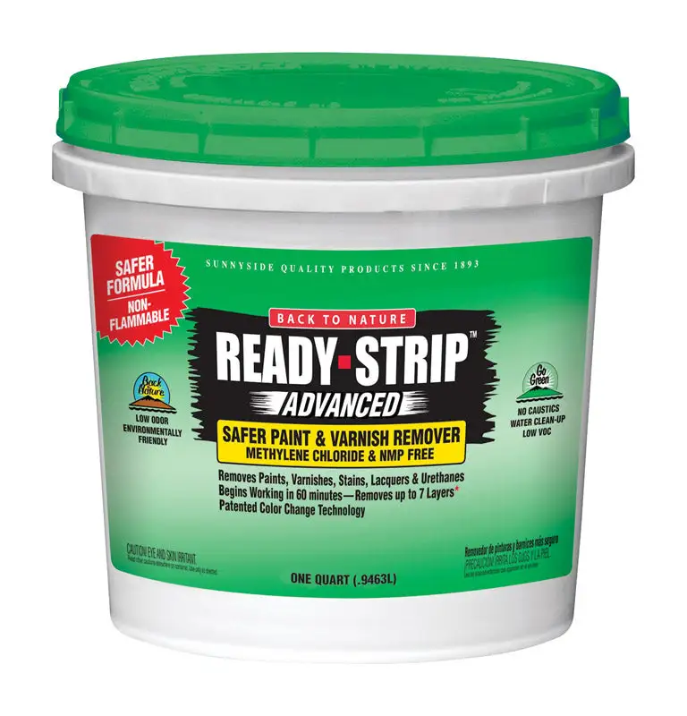 Back to Nature Ready-Strip Advanced Paint and Varnish Remover 1 Quart Pack 6