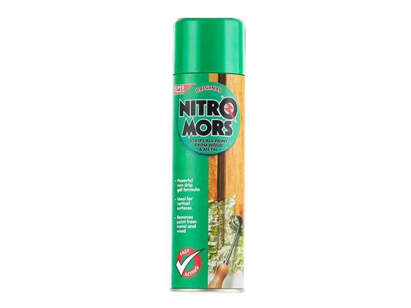 Nitromors All-Purpose Paint & Varnish Remover 500ml Aerosol | Reusable |
