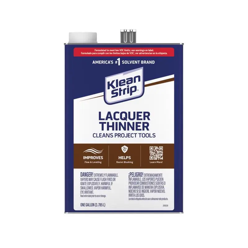 Klean Strip Acetone Lacquer Thinner 1 Gallon 4 Pack Paint Thinning and Cleaning