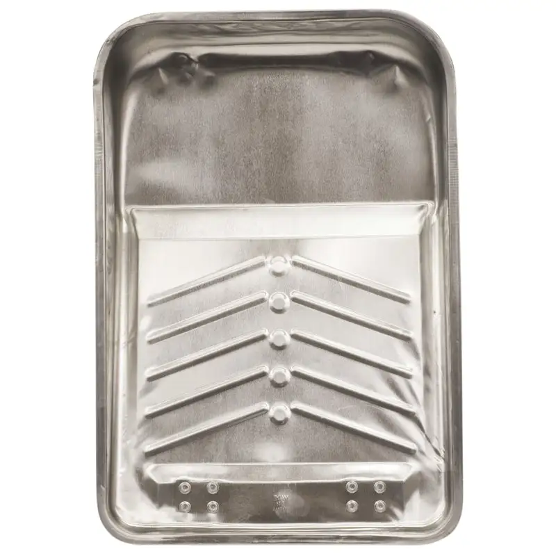 Linzer Metal 11 . W X 15 . L 2 qt Paint Tray Pack 6 Professional Painters