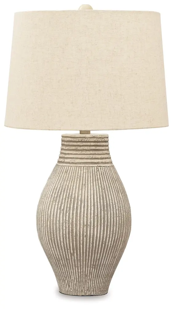Layal - Paper Table Lamp - Ecru