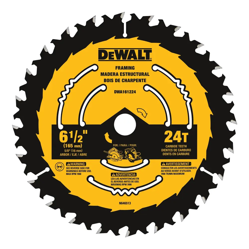 6-1/2" DEWALT Circular Saw Blades