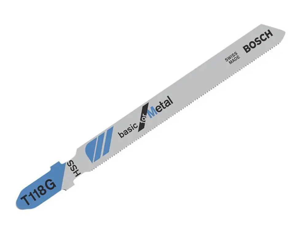 Bosch Powertool Accessories T 118 G Core Metal Jigsaw Blade 92Mm Pack 5